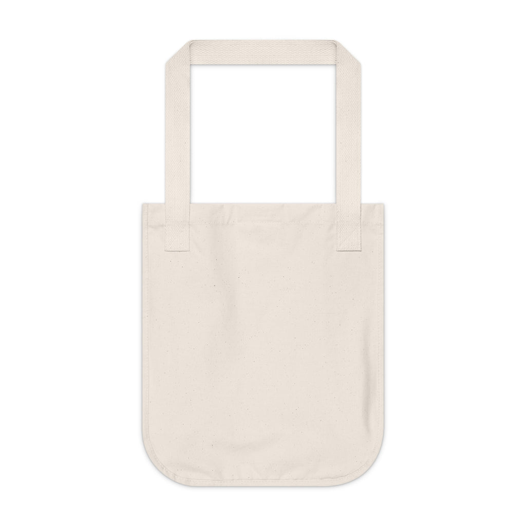 Organic Canvas Tote Bag - Coffee Lover Cat Parent Design