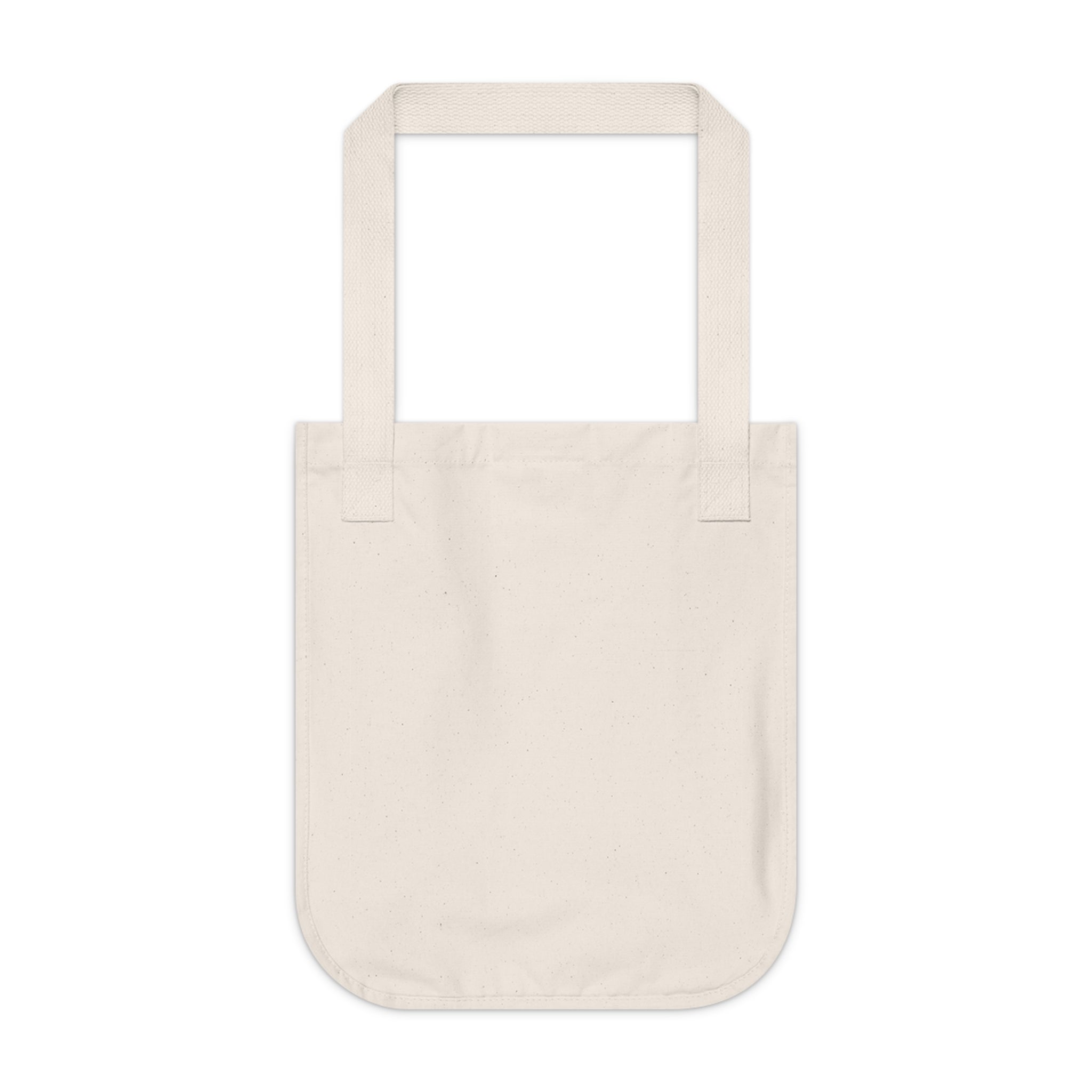 Organic Canvas Tote Bag - Coffee Lover Cat Parent Design