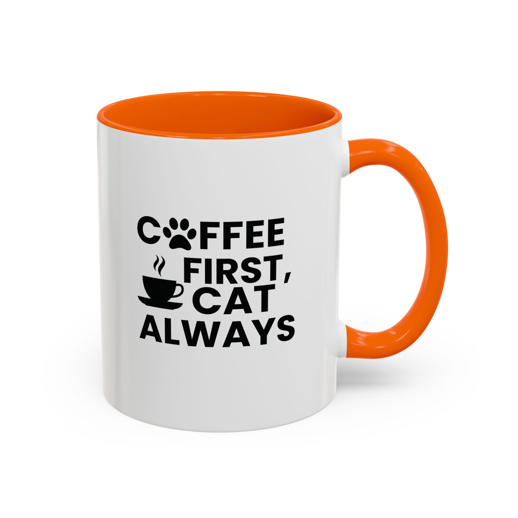 Coffee First, Cat Always Accent Mug (11/15oz)
