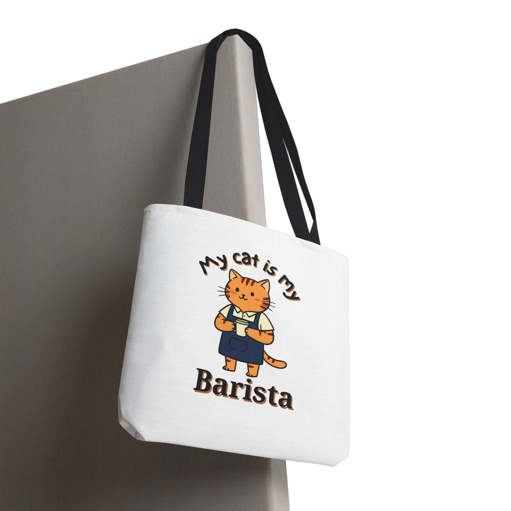 My Cat Is My Barista  Tote Bag