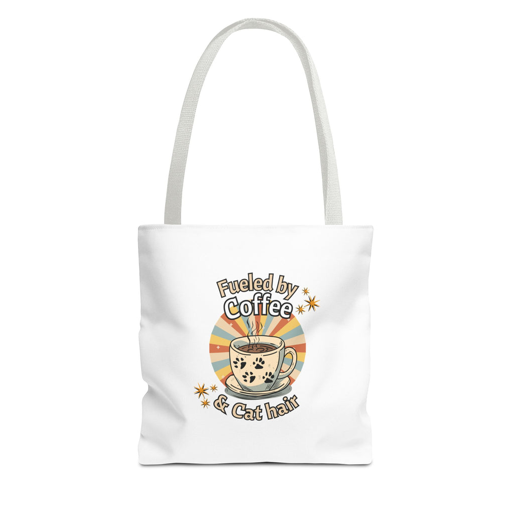 Fueled by Coffee and Cat Hair Eco-Friendly Tote Bag
