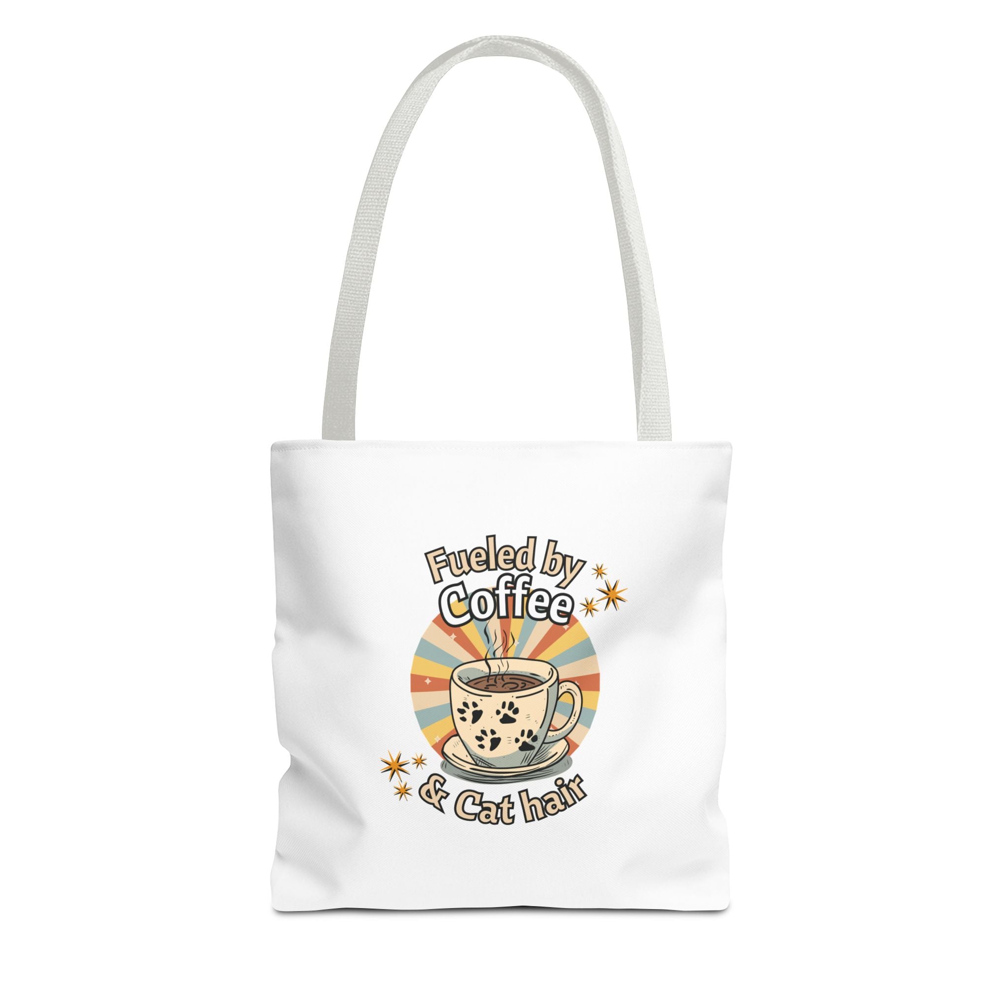 Fueled by Coffee and Cat Hair Eco-Friendly Tote Bag