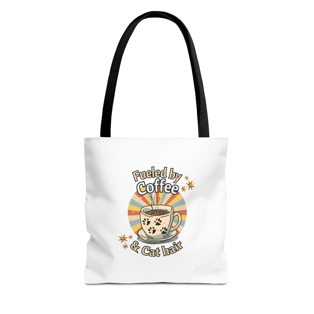 Fueled by Coffee and Cat Hair Eco-Friendly Tote Bag
