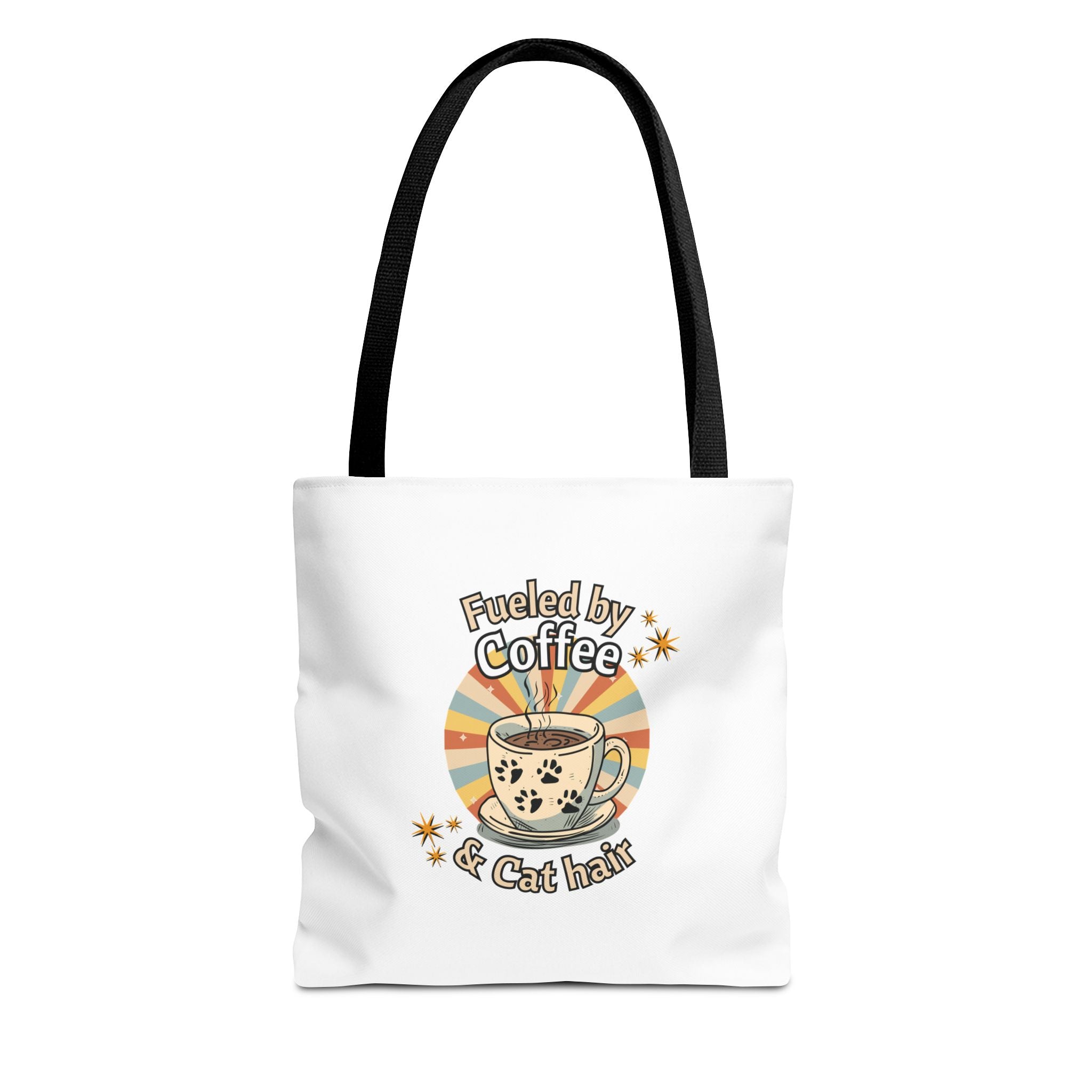 Fueled by Coffee and Cat Hair Eco-Friendly Tote Bag