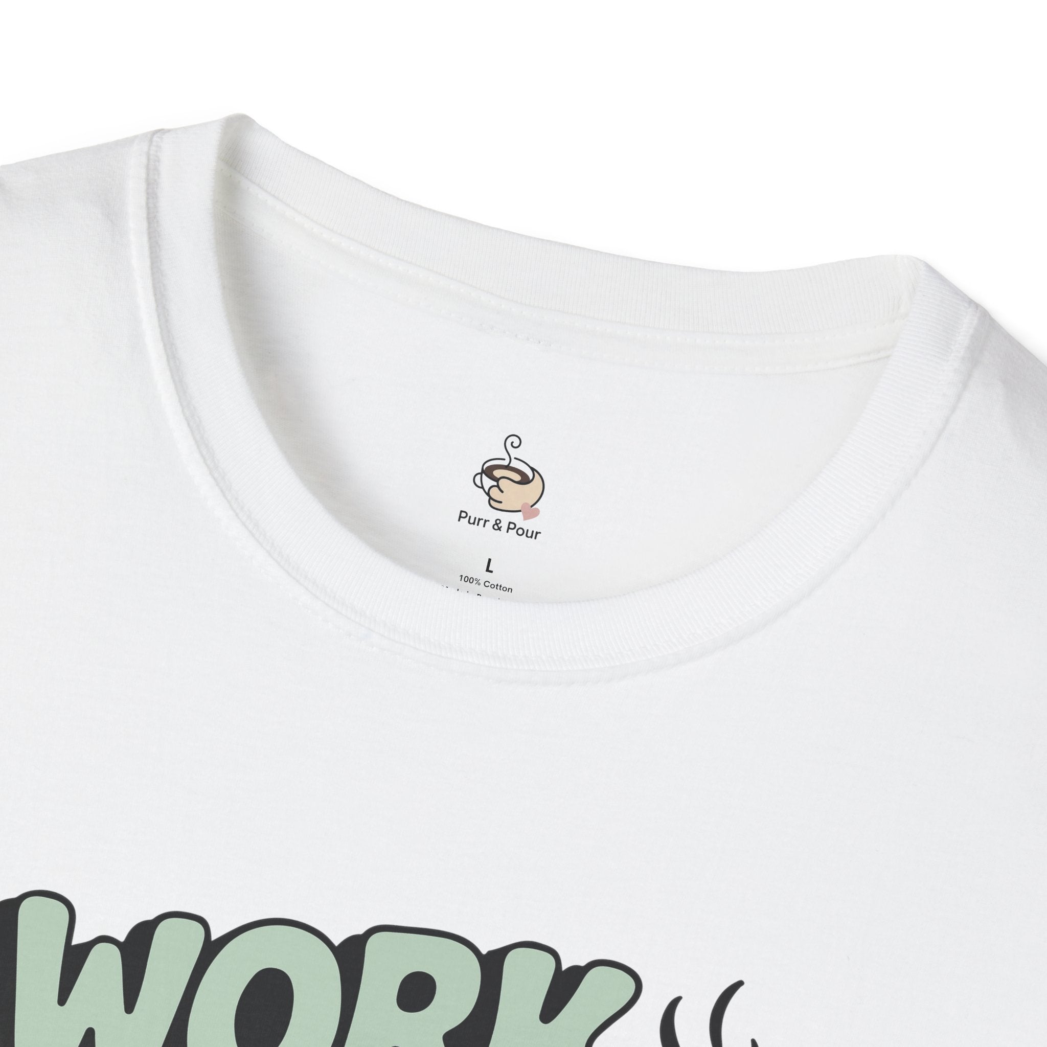 I work hard so my cat can have fancy treats T-Shirt