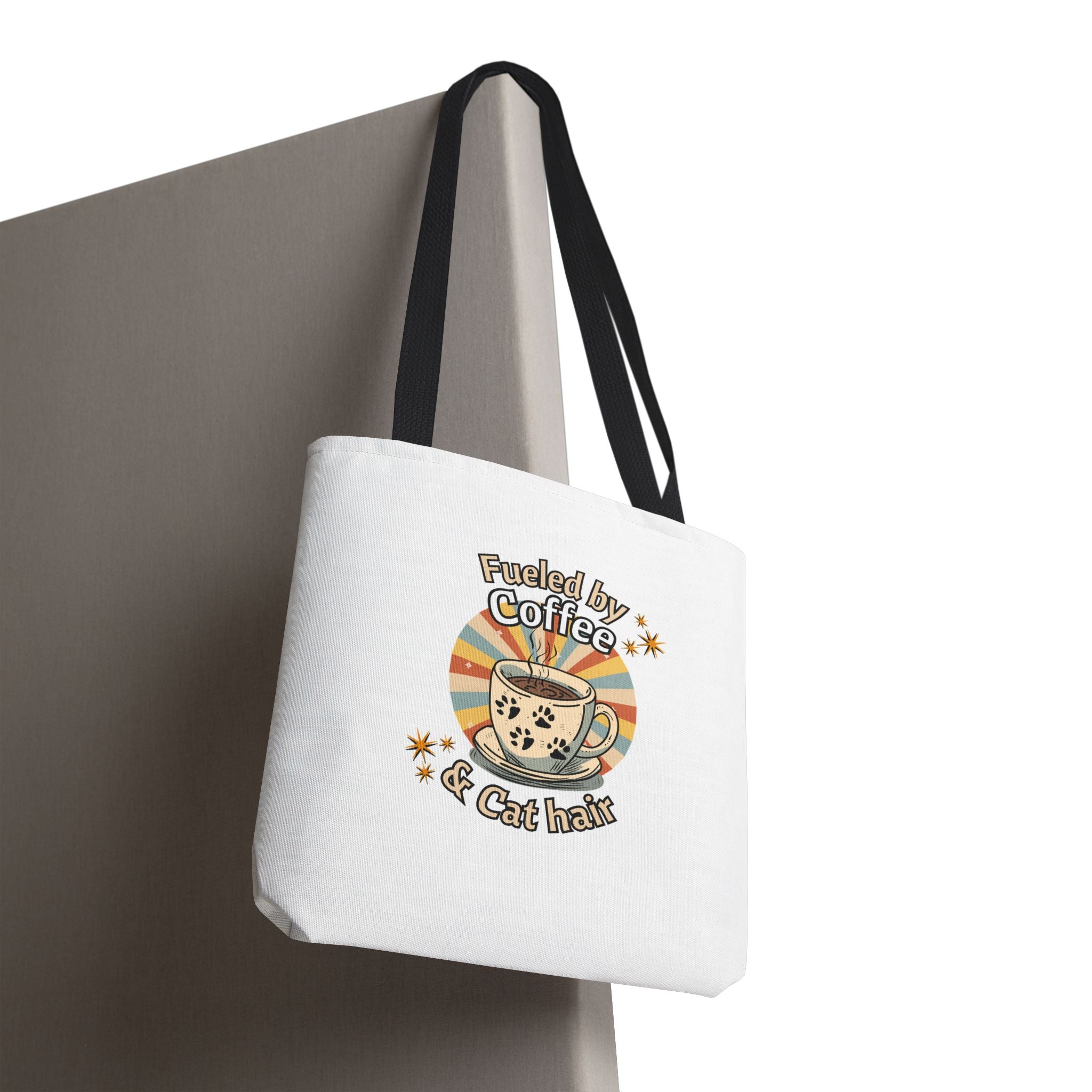 Fueled by Coffee and Cat Hair Eco-Friendly Tote Bag