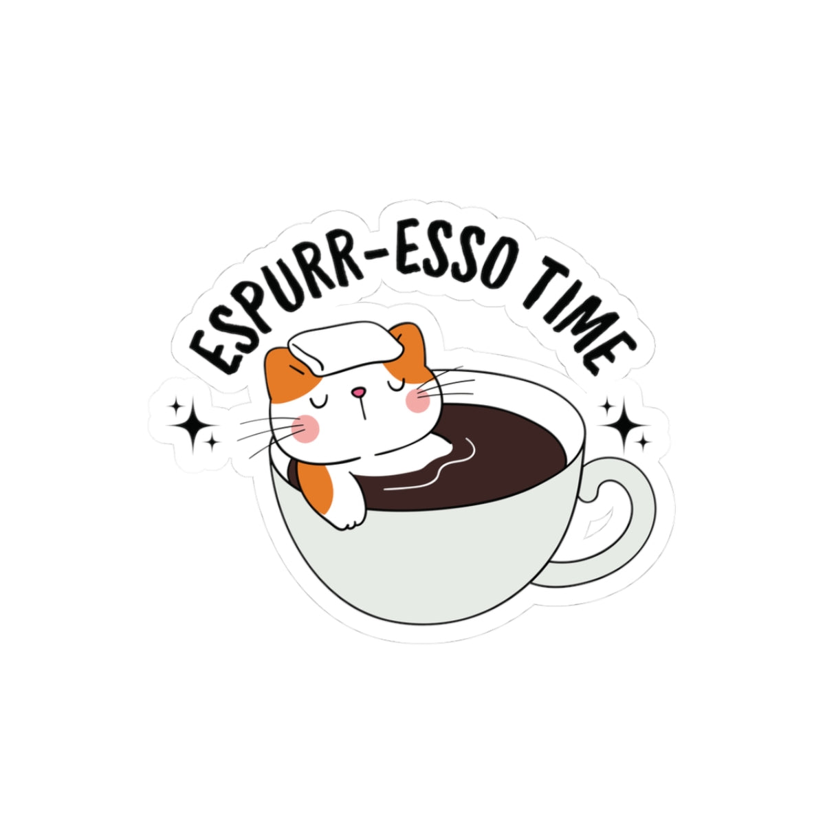 Espurr-esso Time Vinyl Sticker