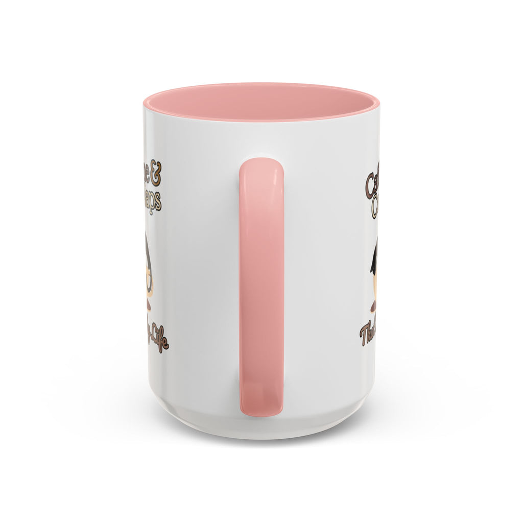 Coffee Mug - Caffeine & Cat Naps, Cat Lover Gift, Funny Cat Mug