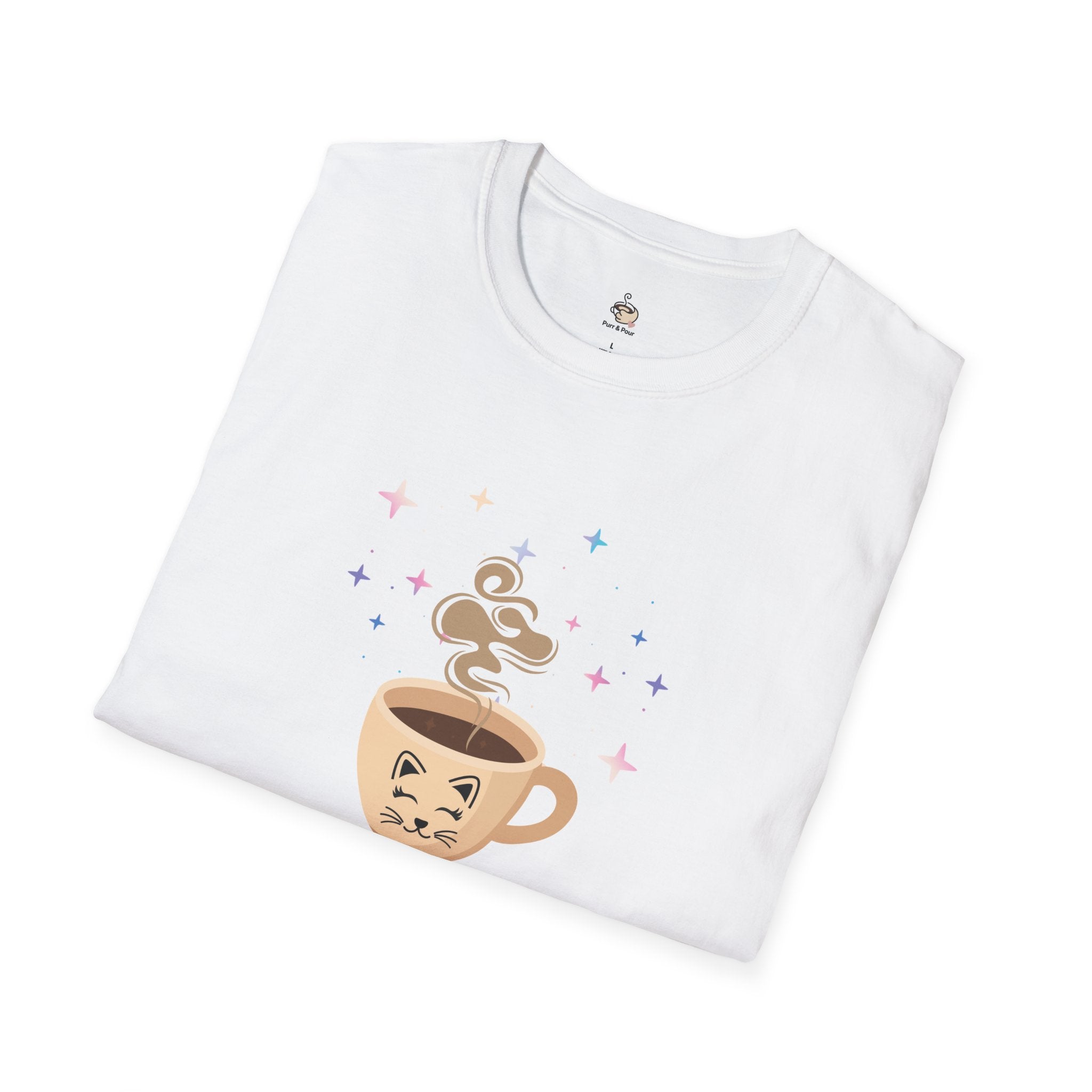 Mornings Are Meow-gical with Coffee T-Shirt