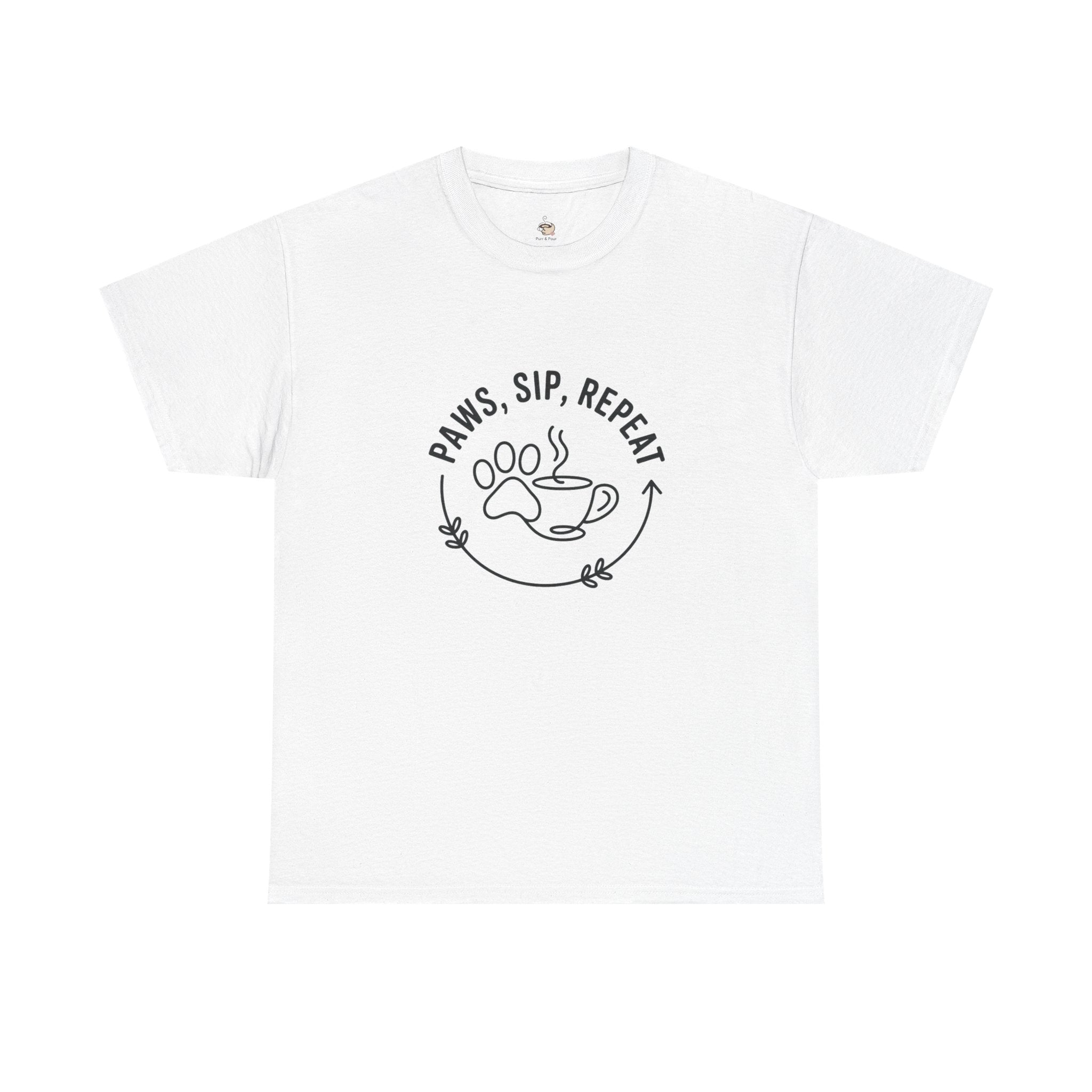 Paws, Sip, Repeat Tee