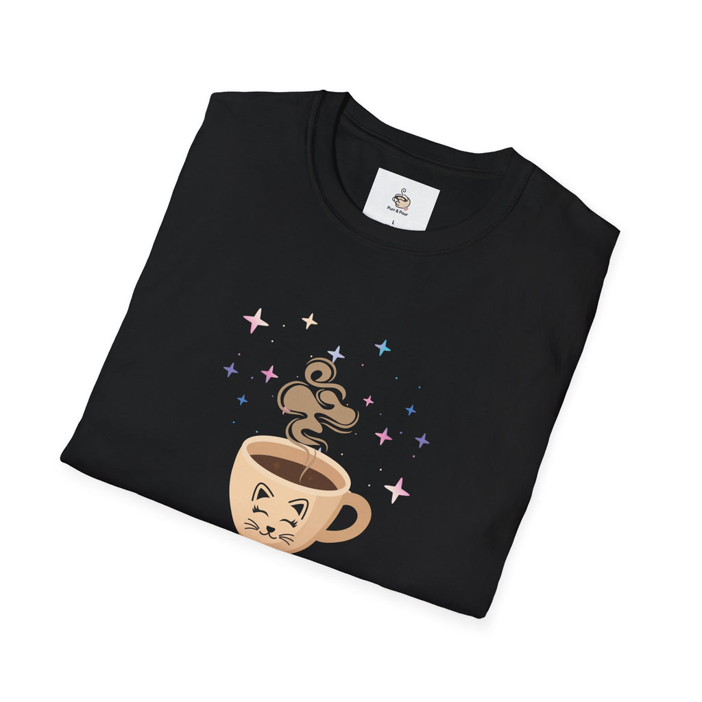 Mornings Are Meow-gical with Coffee T-Shirt