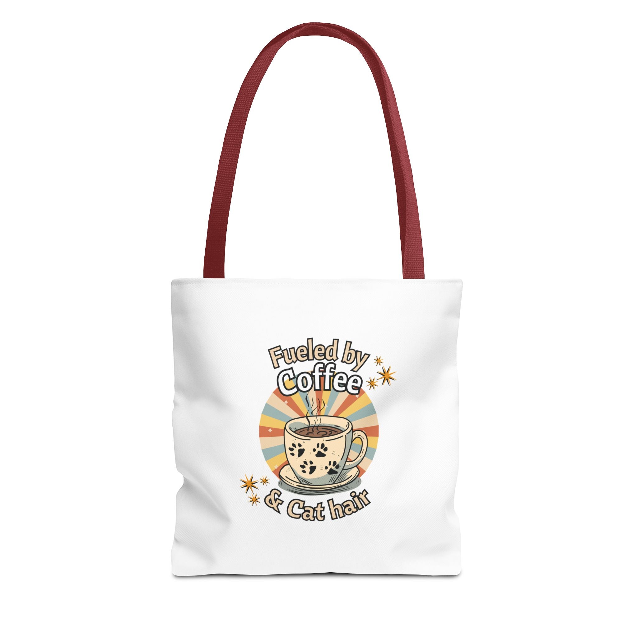 Fueled by Coffee and Cat Hair Eco-Friendly Tote Bag