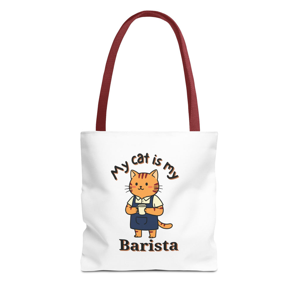 My Cat Is My Barista  Tote Bag