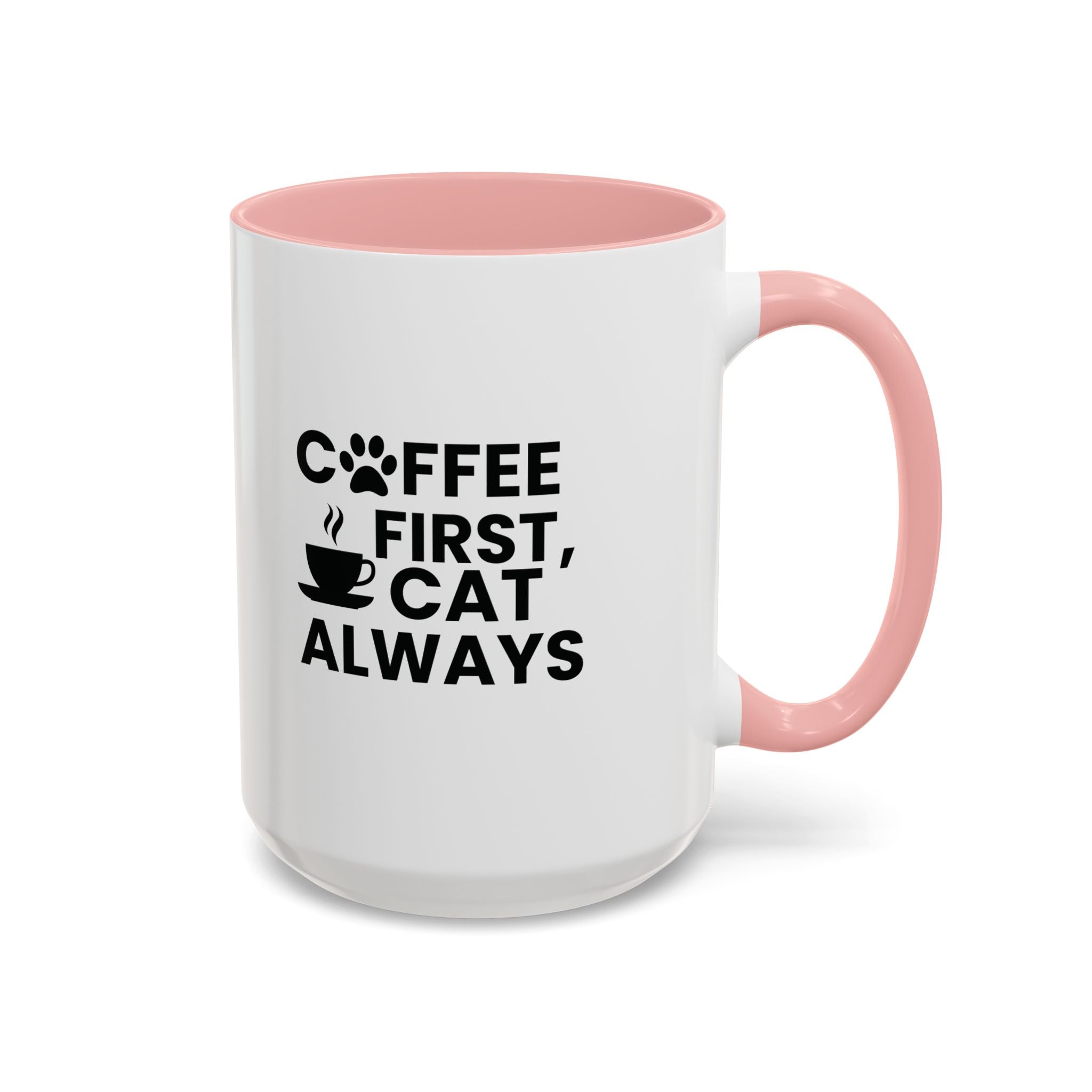 Coffee First, Cat Always Accent Mug (11/15oz)