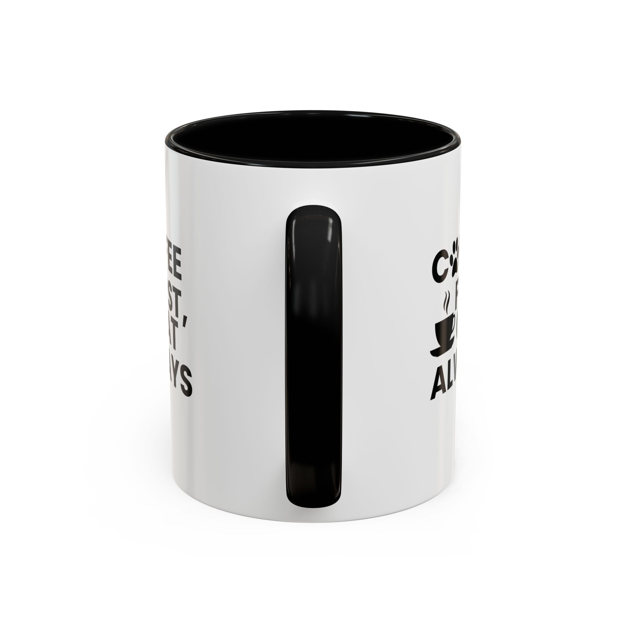 Coffee First, Cat Always Accent Mug (11/15oz)
