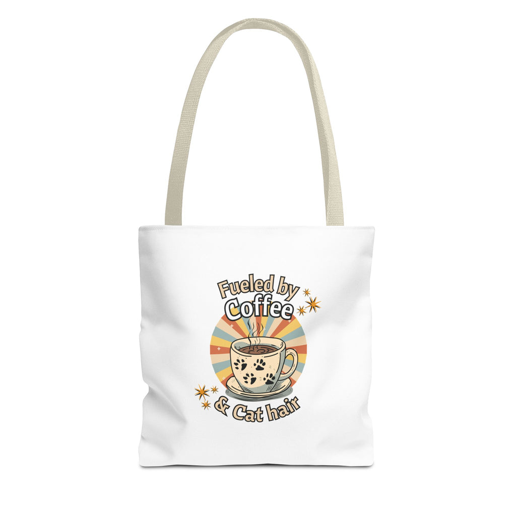 Fueled by Coffee and Cat Hair Eco-Friendly Tote Bag
