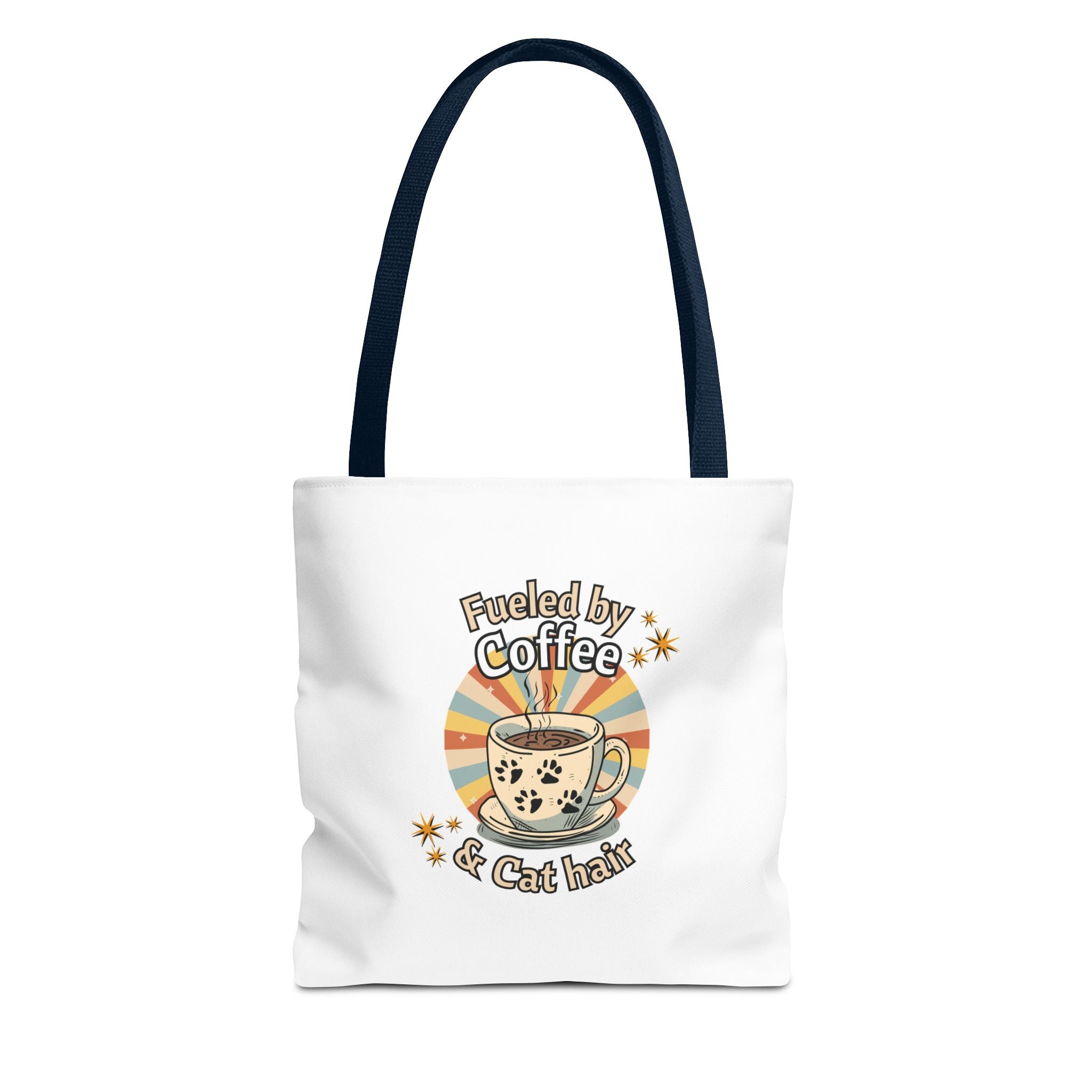 Fueled by Coffee and Cat Hair Eco-Friendly Tote Bag